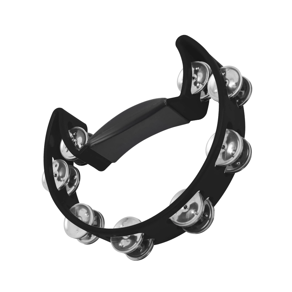 Pandeiro Meia Lua Pandeirola Liverpool Preto Tennesse