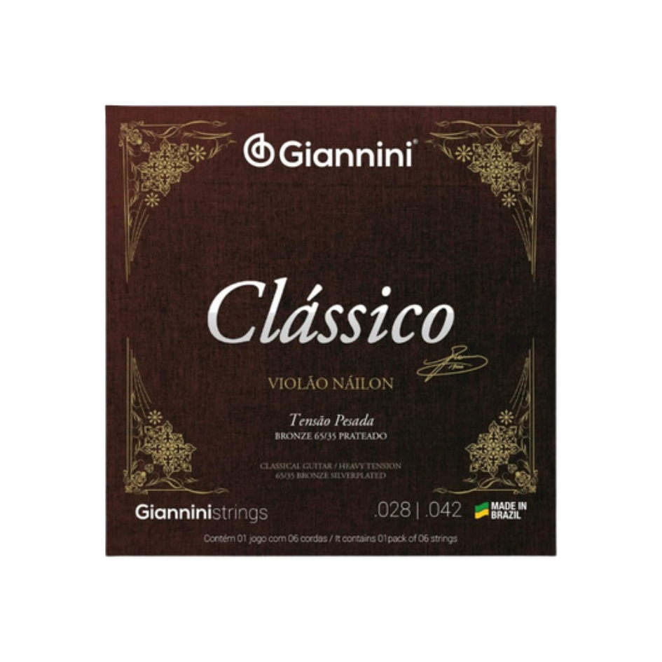 ENCORDOAMENTO VIOLAO NYLON GIANNINI CLA PESAD