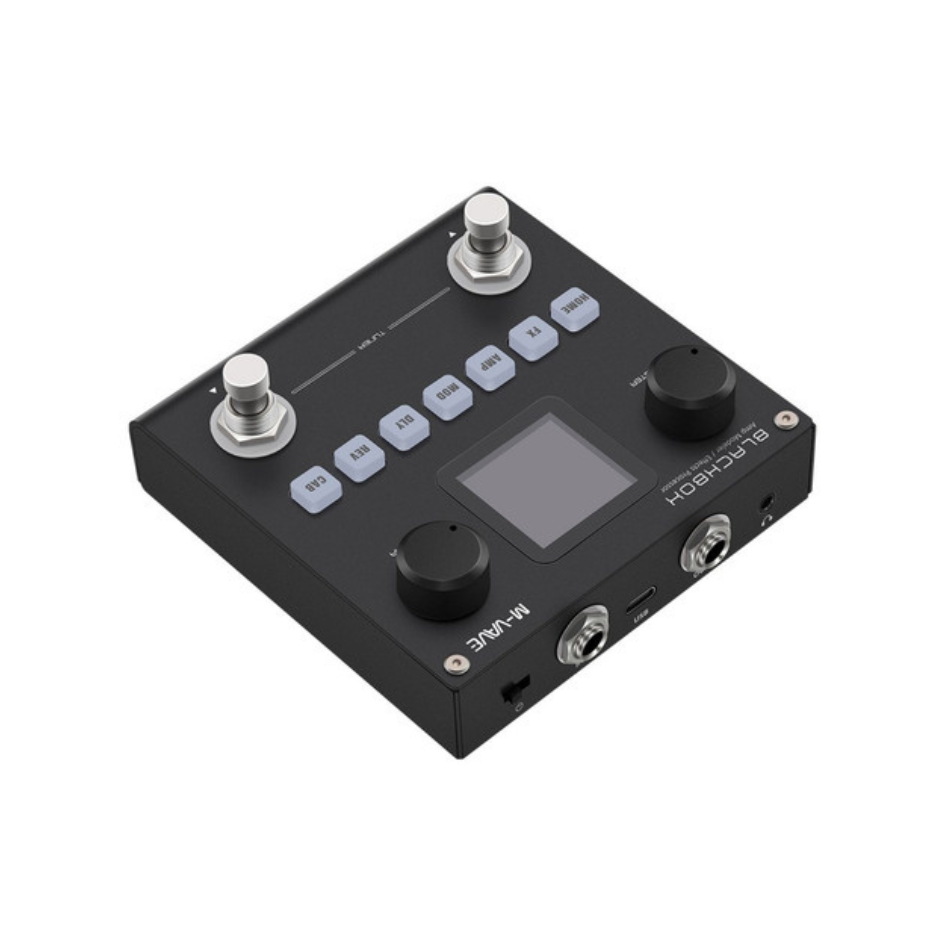 Pedal Multiefeitos M-vave Blackbox Pedal Delay De Guitarra Cor Preto