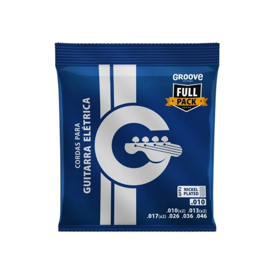 Encordoamento Solez Groove Guitarra 010 Full Pack G-shield