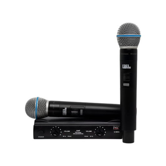 Microfone Duplo S Fio Jwl U585