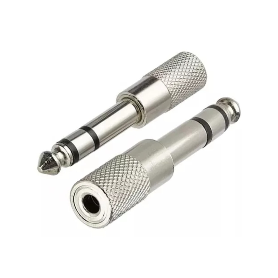 ADAPTADOR P2 FEMEA PARA P10 METAL ESTEREO
