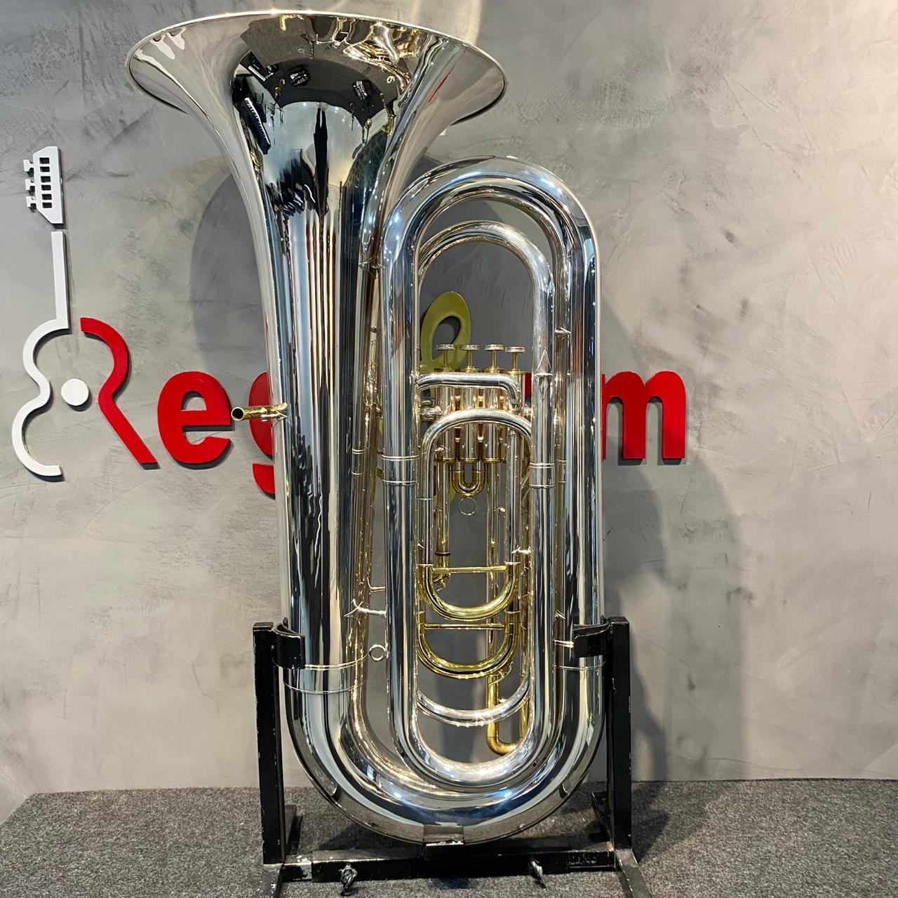 Tuba 4/4 REGISOM JTB-81 Prata - Usada
