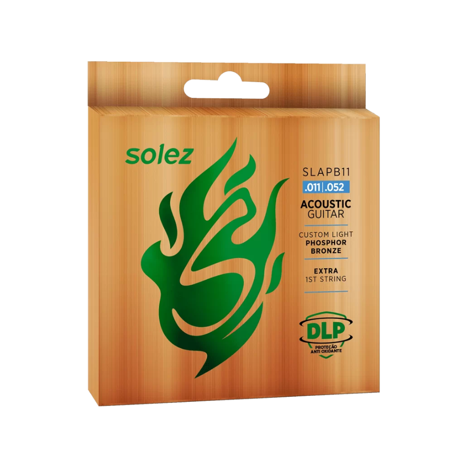 SLAPB11 - ENCORDOAMENTO SOLEZ VIOLÃO P. BRONZE 0,011