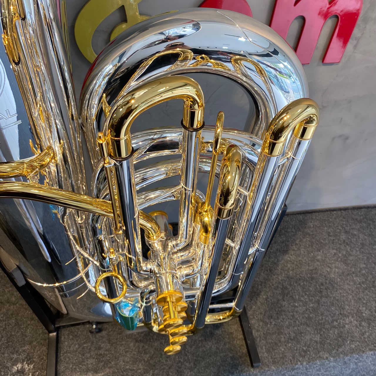 Tuba HS Musical TB1 PRATA Sib 5/4 NOVA