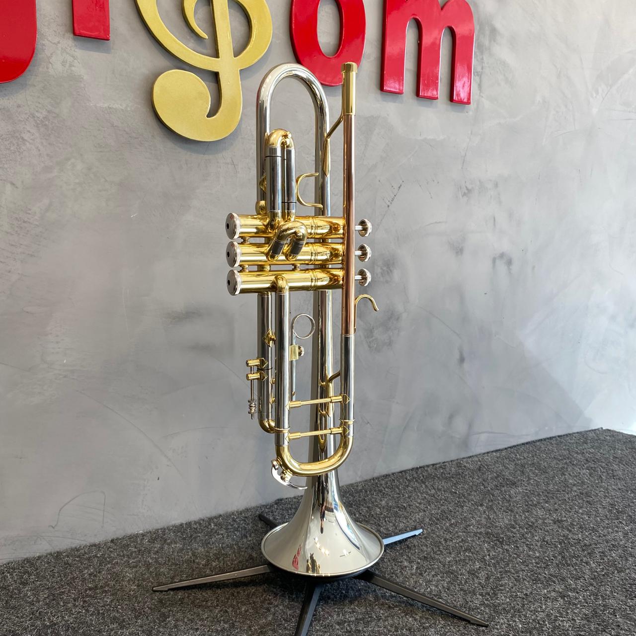 Trompete Harlen HTR-09NL Sib Niquelado - Novo