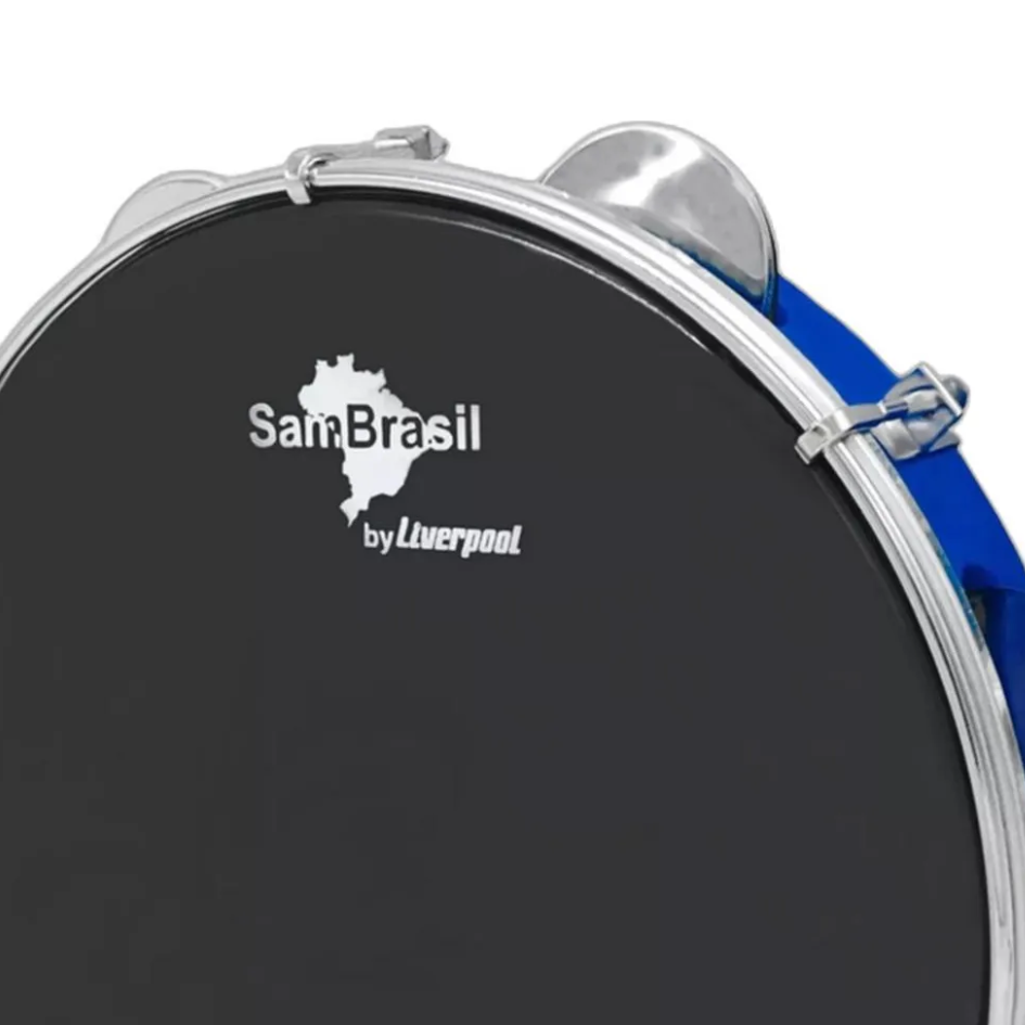 PANDEIRO 10 SAMBRASIL PELE ANIMAL PREMIUM PT