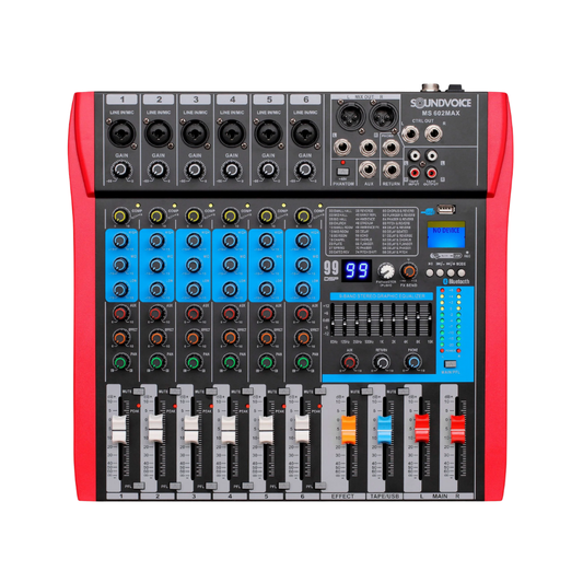 MESA SOUNDVOICE MS 602 MAX 6 CANAIS