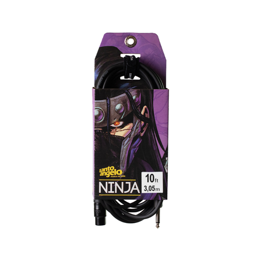 CABO  P10 + XLR F NINJA SANTO ANGELO 3,05 MTS