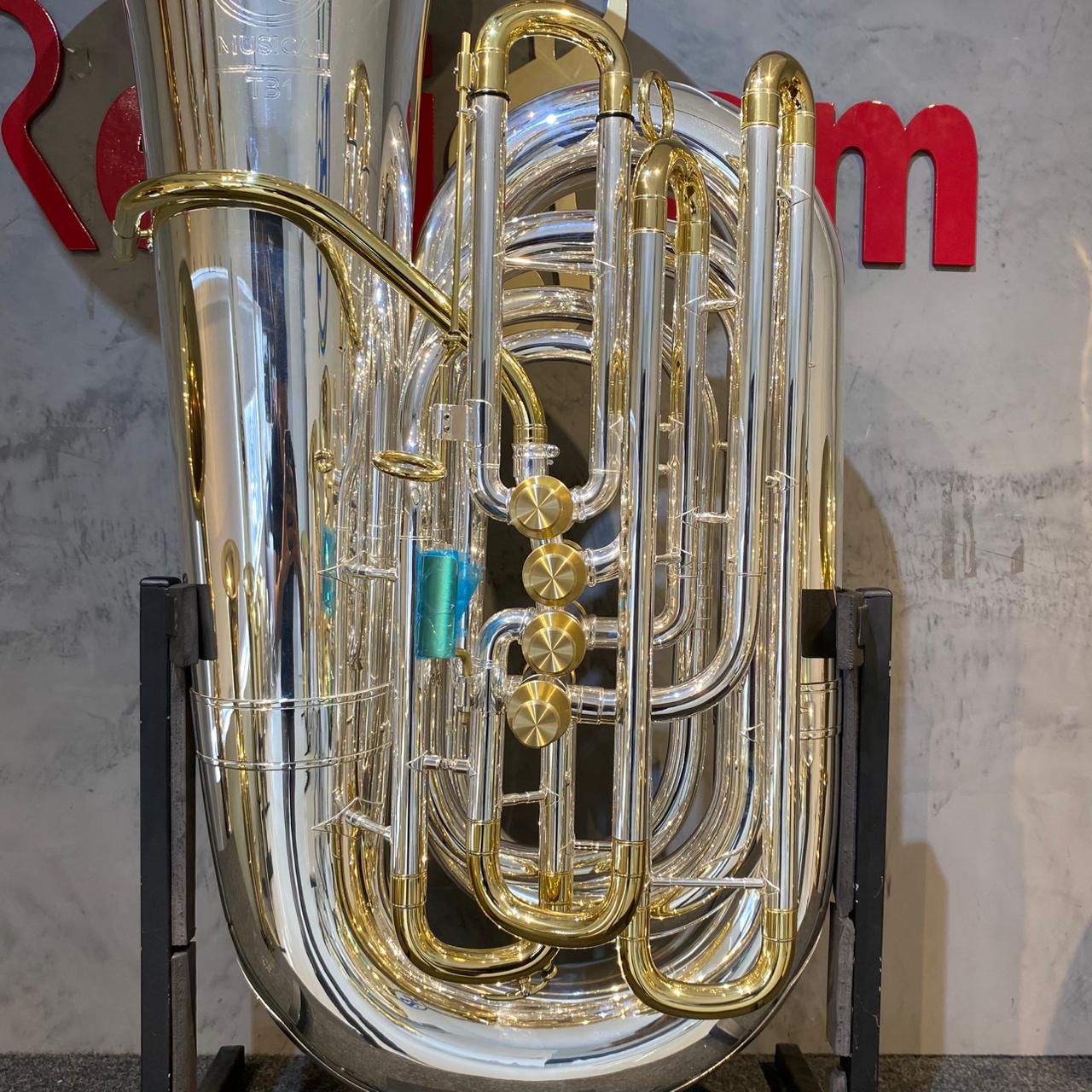 Tuba HS Musical TB1 PRATA Sib 5/4 NOVA