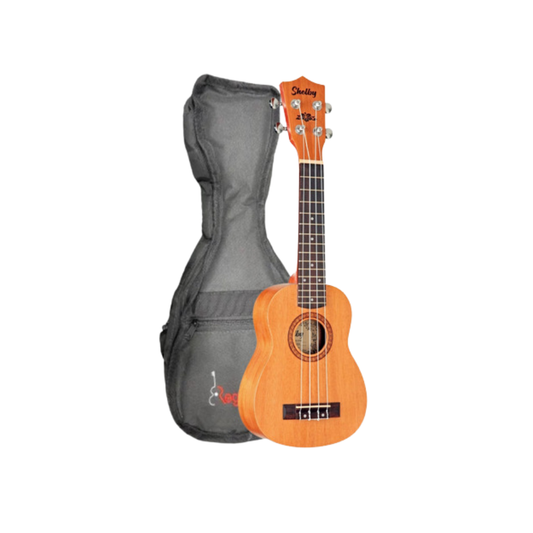 Ukulele Shelby Soprano Su21m Kit Com Capa Luxo Acolchoada