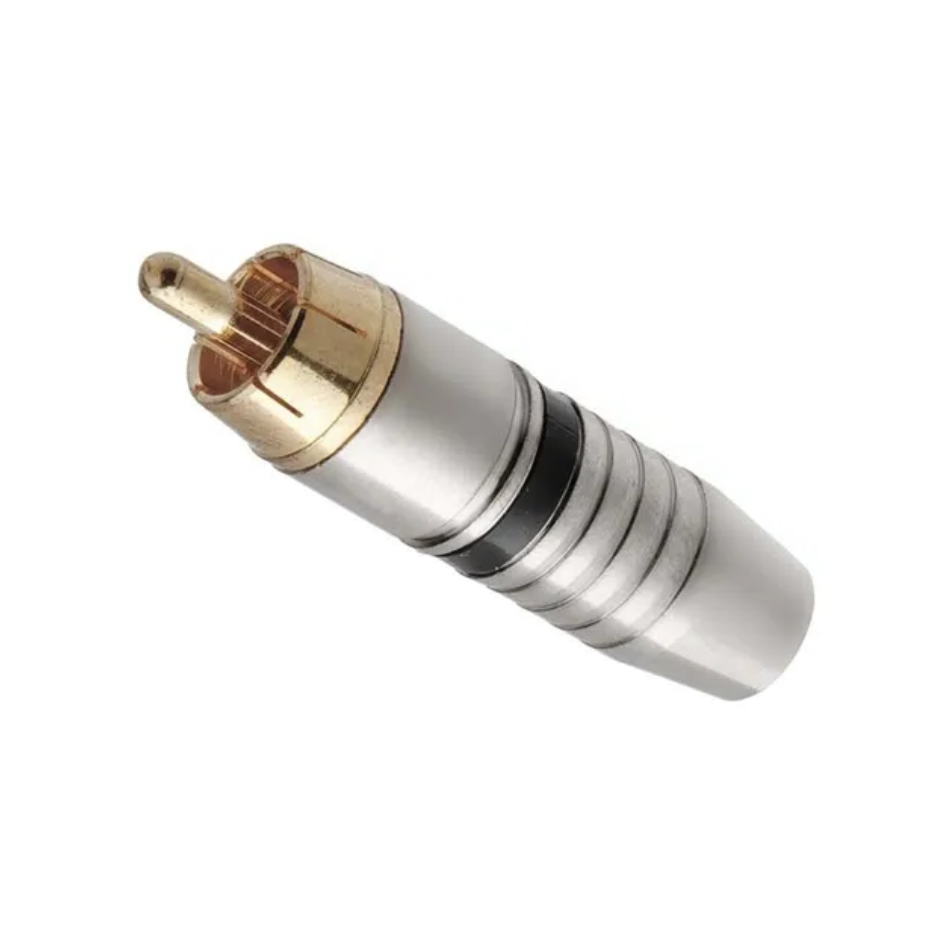 PLUG RCA METAL PROF PRETO MXT 64.1.441