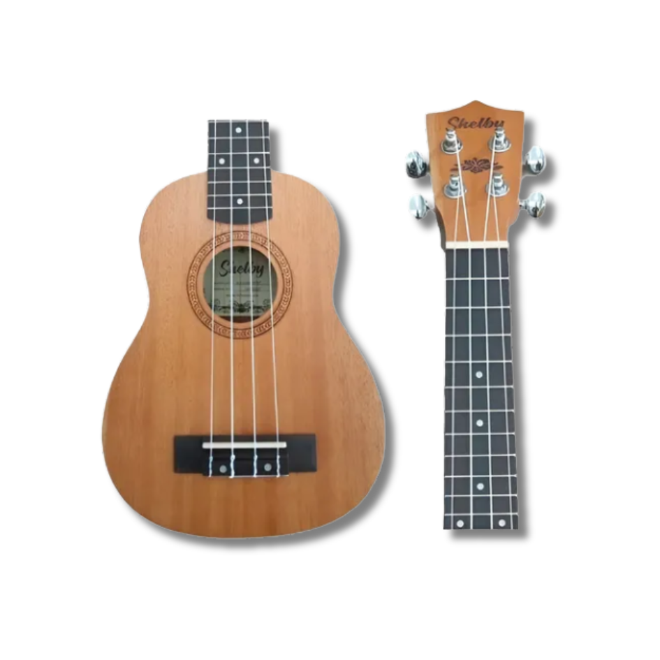 Ukulele Shelby - Soprano - Su21m Natural Fosco - By Eagle Cor Marrom