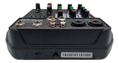Mesa De Som Console Soundvoice Mc4-bt 4 Canais Bluetooth