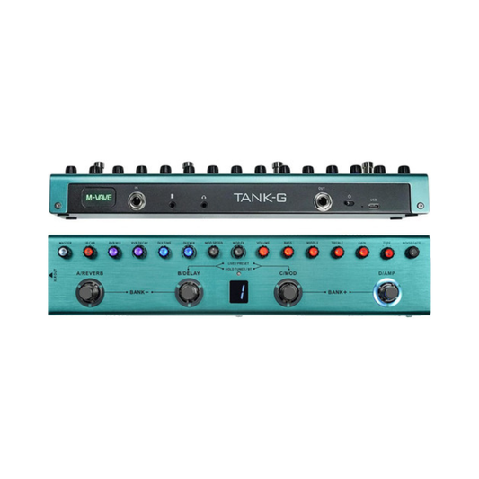Pedaleira M-vave Multiefeito Para Guitarra Tank-g