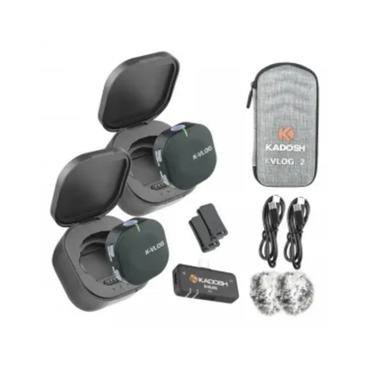MICROFONE KADOSH K VLOG 2 WH