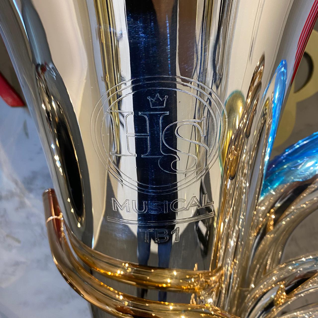 Tuba HS Musical TB1 PRATA Sib 5/4 NOVA