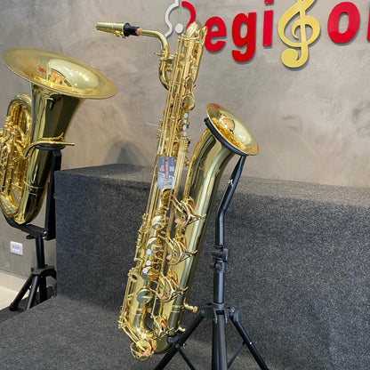 Saxofone Harmonics EB HBS-110L Barítono Laqueado – Novo