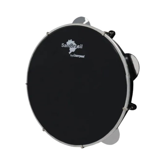 PANDEIRO 10 SAMBRASIL PELE PT STANDART AZUL