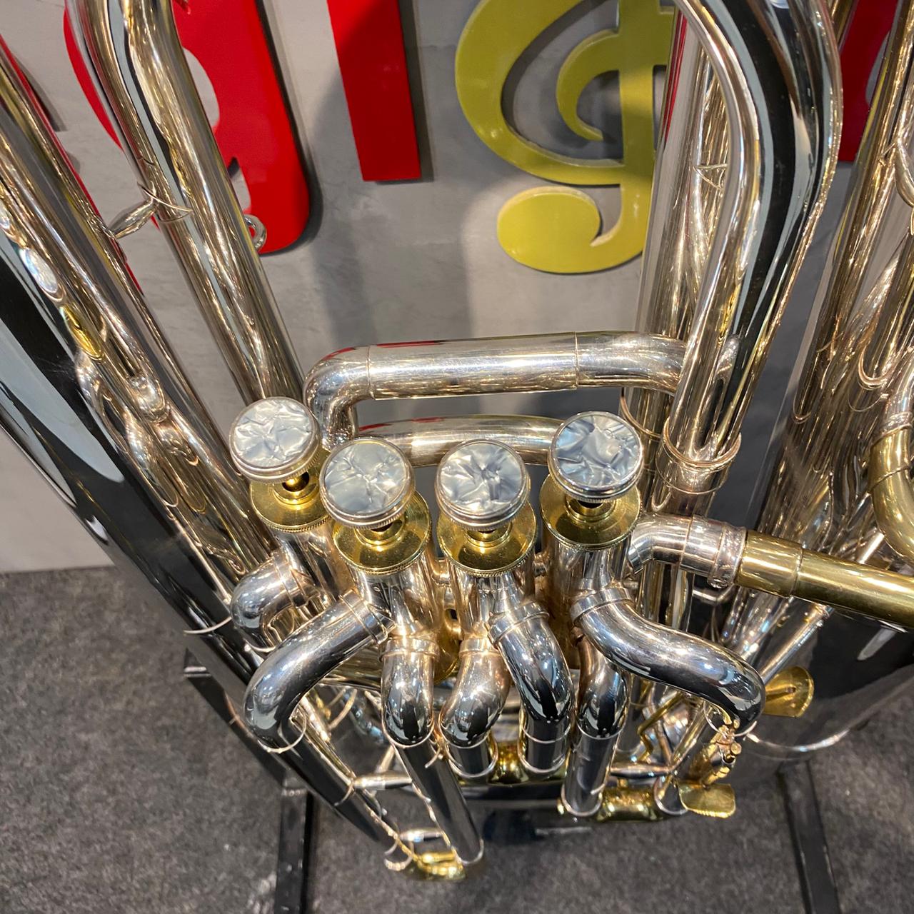 Tuba 4/4 REGISOM JTB-81 Prata - Usada