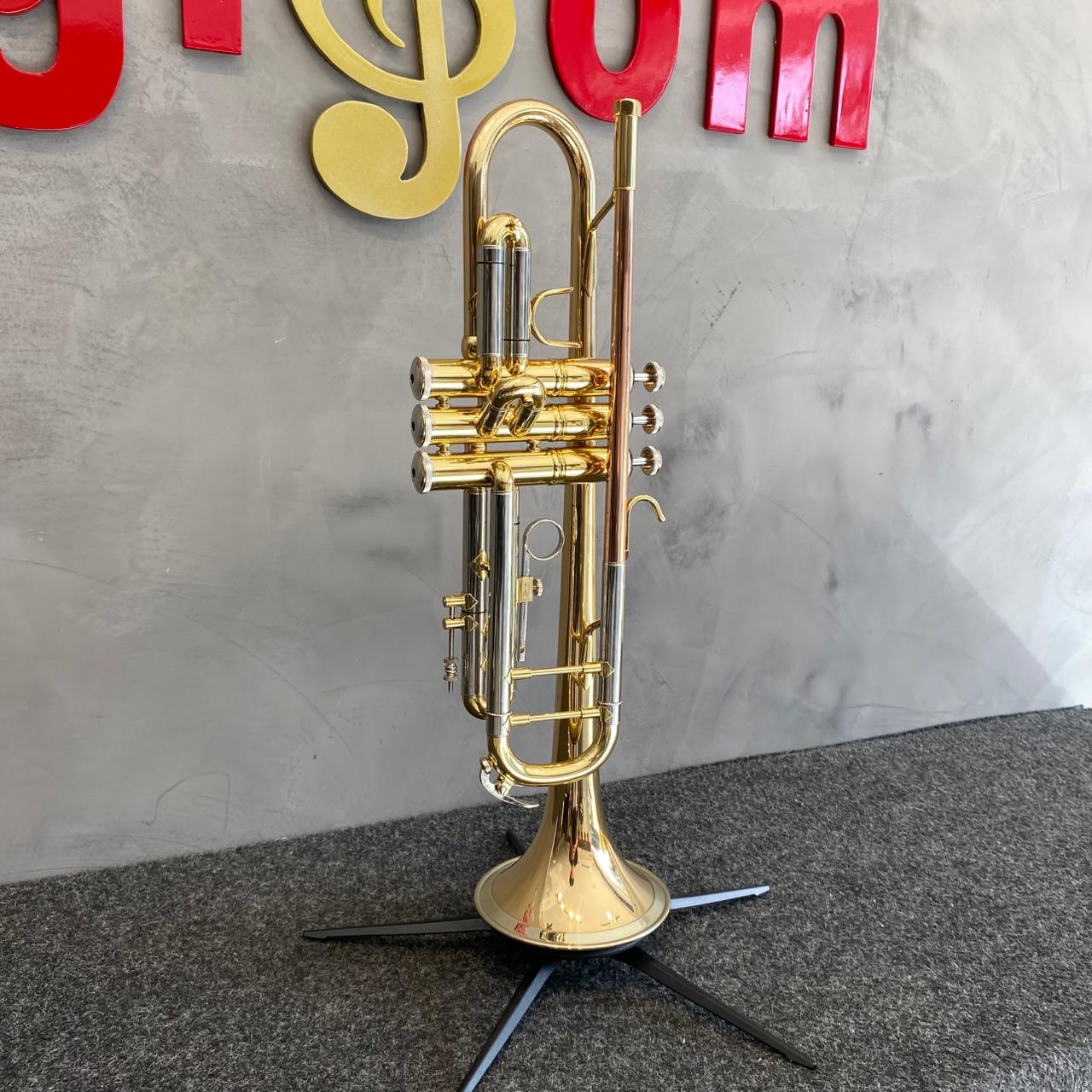 Trompete Harlen HTR-10GB Sib Laqueado - Novo