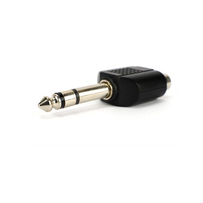 Adaptador 2 Rca P10 Mono Plug Audio Divisor Rca