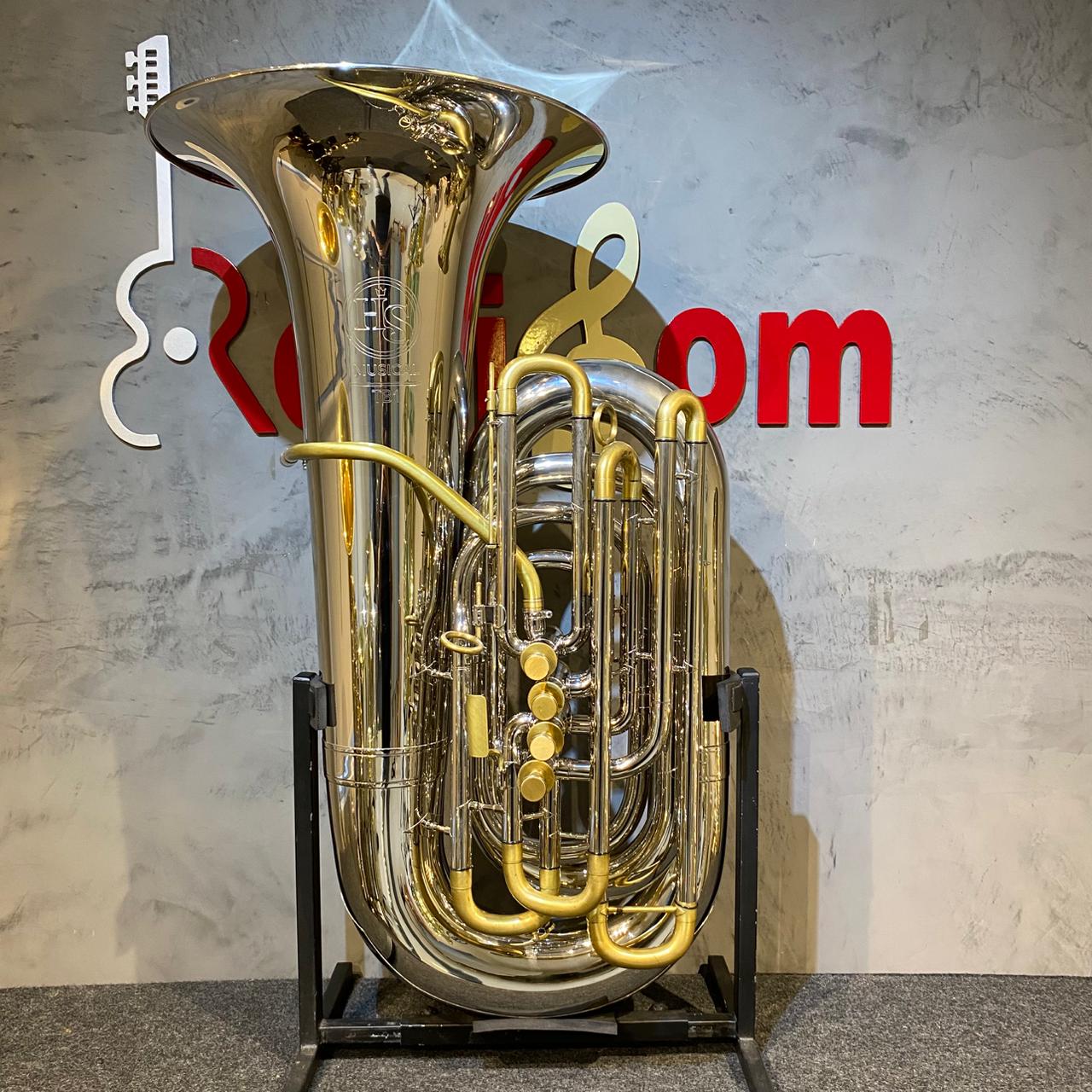 Tuba HSTB1 5/4 Niquelada Sib – Usada