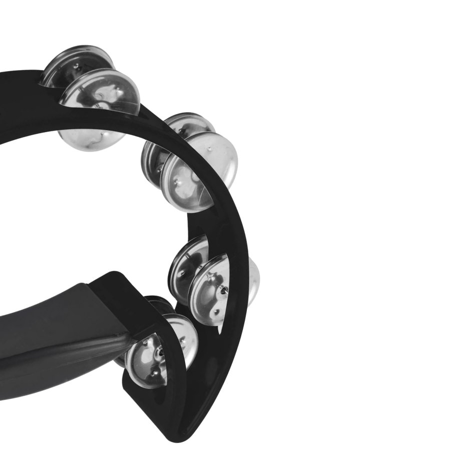 Pandeiro Meia Lua Pandeirola Liverpool Preto Tennesse