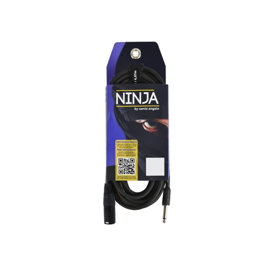 CABO  P10 + XLR F NINJA SANTO ANGELO 4,57 MTS