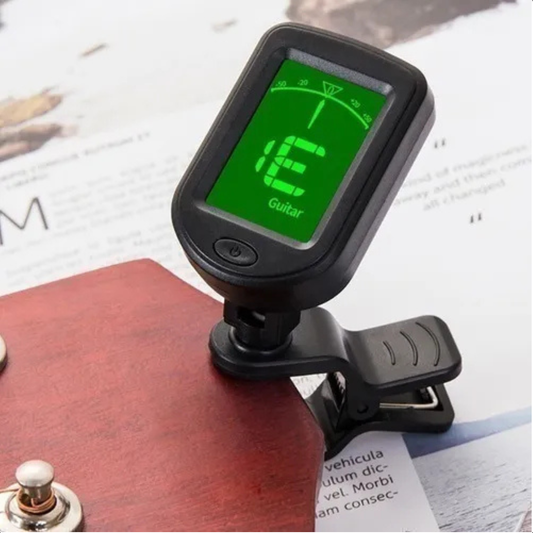 Afinador Digital Eletrico Violao Guitarra Baixo Ukulele Cor Preto