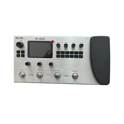 Pedaleira Guitarra Ou Baixo M Vave Mk300 Manual Em Portugues Cor Prateado