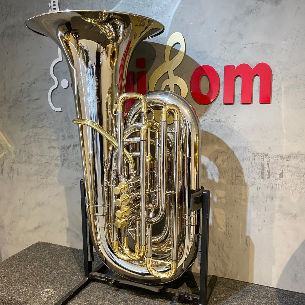 Tuba HSTB1 5/4 Niquelada Sib – Usada