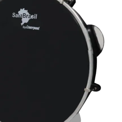 PANDEIRO 10 SAMBRASIL PELE PT PREMIUM PRETO