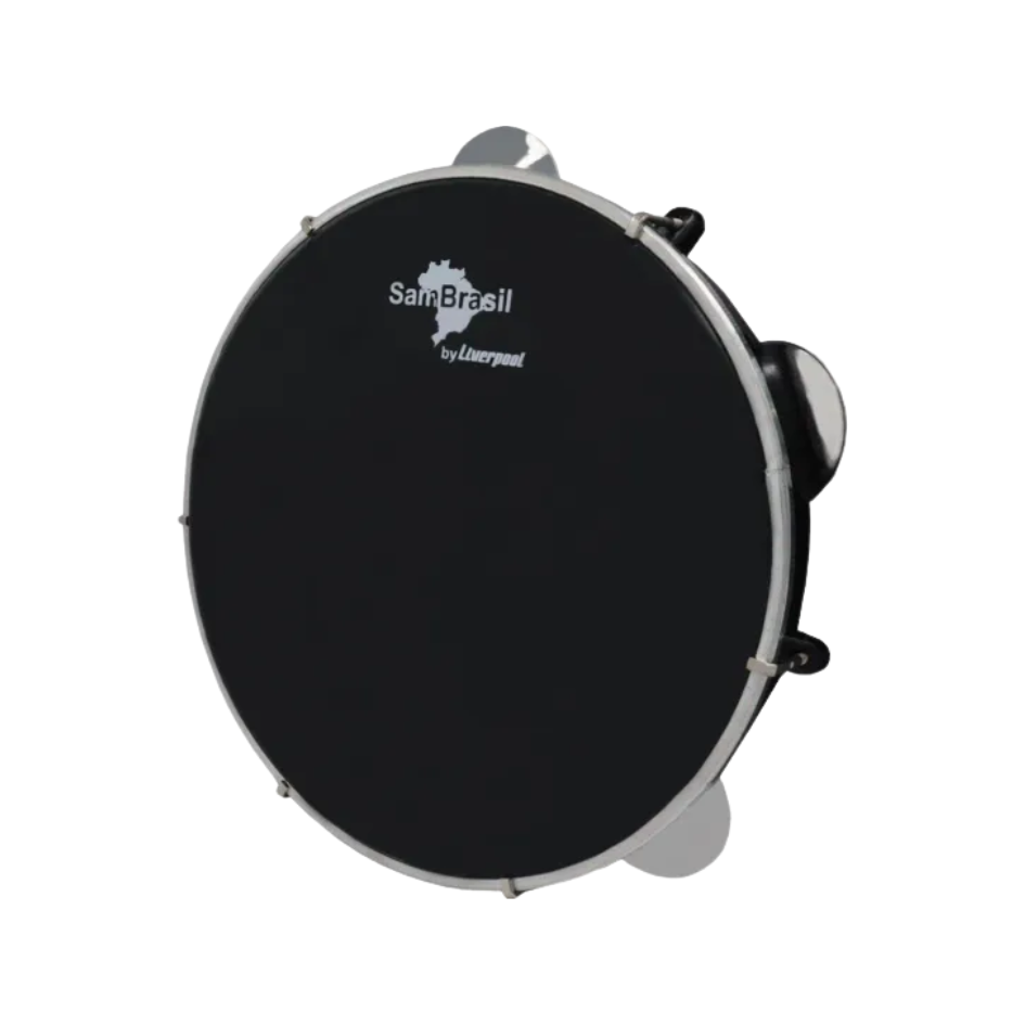 PANDEIRO 10 SAMBRASIL PELE PT PREMIUM PRETO