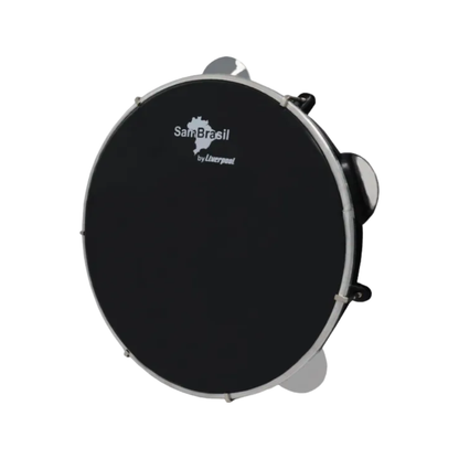 PANDEIRO 10 SAMBRASIL PELE PT PREMIUM PRETO