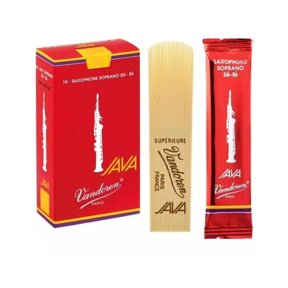 PALHETA DE SAX SOPRANO VANDOREN JAVA RED N° 2