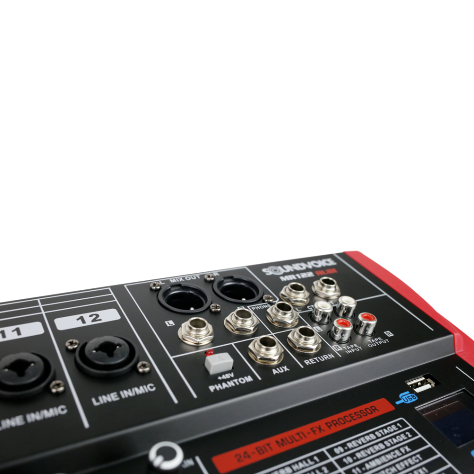 MESA SOUNDVOICE MR122 12 CANAIS RUBI