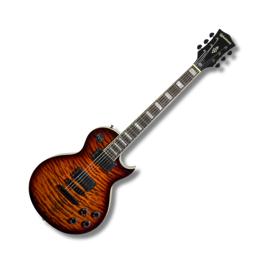 GUITARRA WALDMAN LES PAUL GLP510Q SB