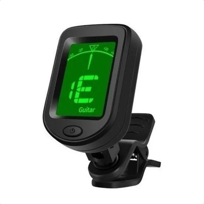 Afinador Digital Eletrico Violao Guitarra Baixo Ukulele Cor Preto