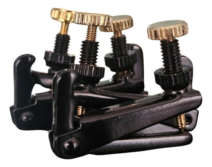 Micro Afinador De Violino Smart Preto E Dourado Kit Com 4