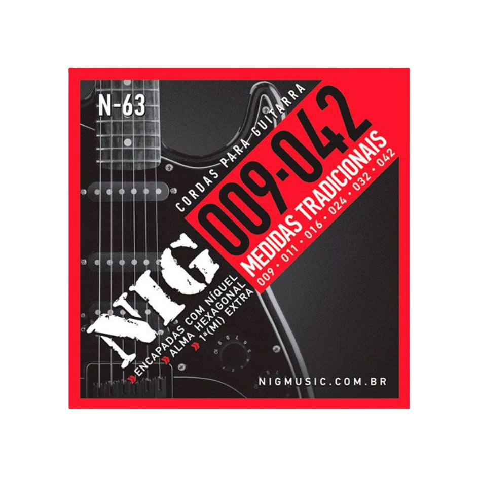 ENCORDOAMENTO GUITARRA NIG 009 N63