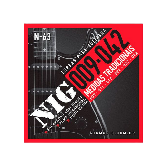 ENCORDOAMENTO GUITARRA NIG 009 N63